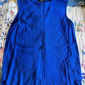 Madewell Blue Sleeveless Blouse
